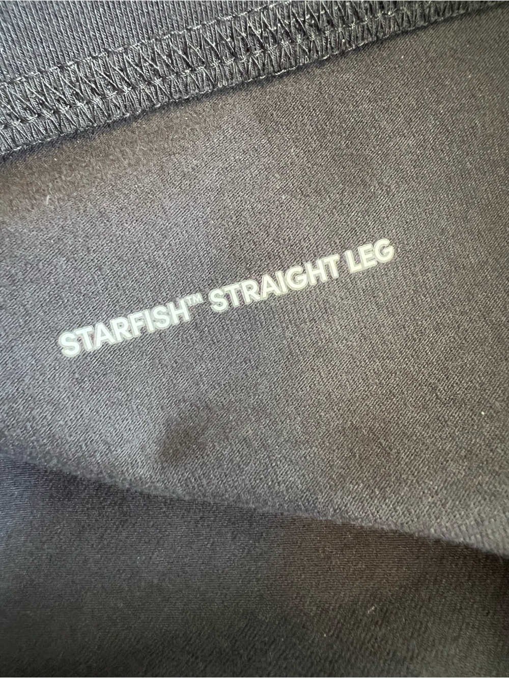 Lands’ End black Starfish Straight Leg pants Size L Comfort Stretch Pull on pant - Picture 7 of 9